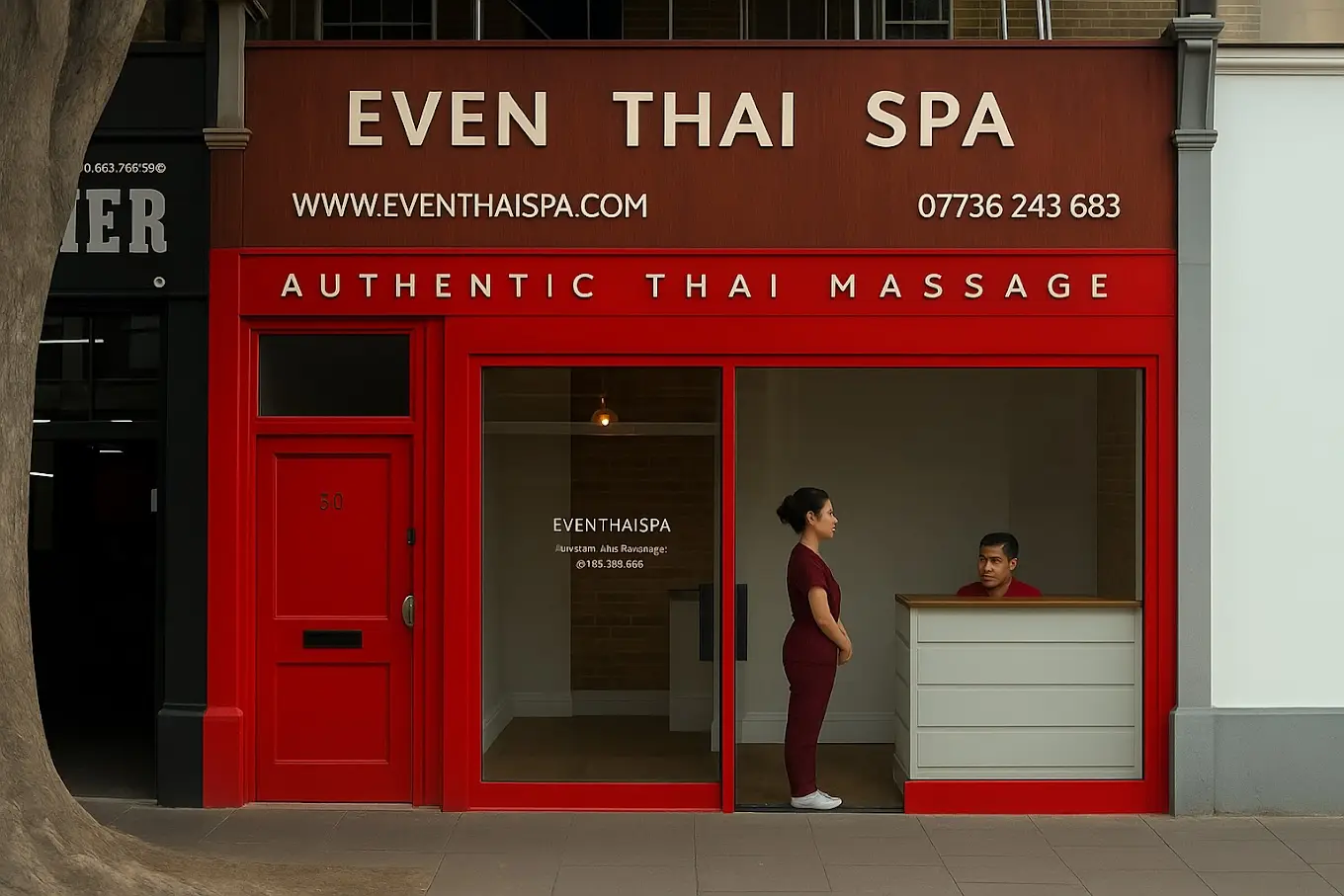 Even Thai Spa storefront