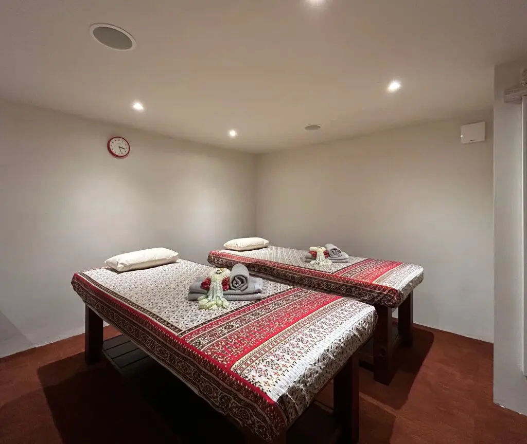 Couples massage room in London at Even Thai Spa